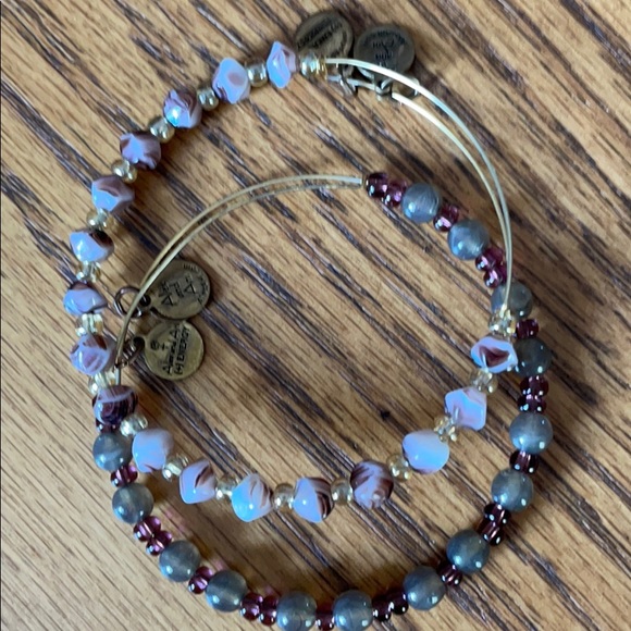 Alex and Ani vintage beaded bangles - Picture 2 of 4